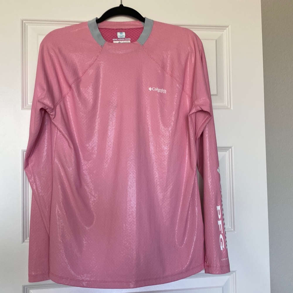 Sun shirt - Columbia PFG - Pink omni shade - size M